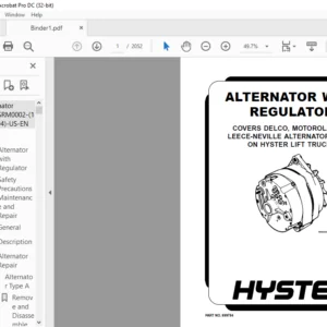 Hyster F187 (S40-70FT, S55FTS ) Service Manual - PDF DOWNLOAD