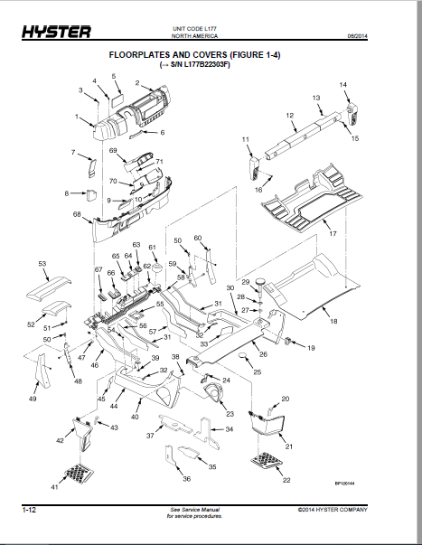 Hyster FORTIS® H40FT H50FT H60FT H70FT (L177) Parts Manual - PDF ...