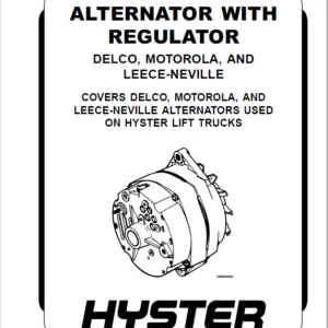Hyster G005 (H70-110XL) Service Manual - PDF DOWNLOAD