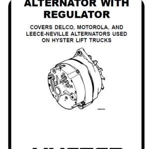 Hyster L005 (H70-120XM) Service Manual - PDF DOWNLOAD