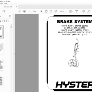 Hyster L177 (S2.0-3.5FT S40FT-70FT, S55FTS H2.0-3.5FT H40-70FT) Service Manual - PDF DOWNLOAD