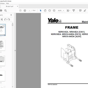 Hyster Yale L177 Service Manual - PDF DOWNLOAD