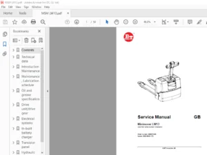 BT Minimover LW13 Service Manual 208587-040 - PDF DOWNLOAD