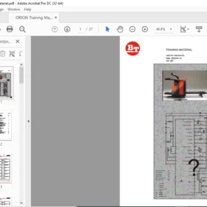 BT ORION P24 Training Material Manual - PDF DOWNLOAD