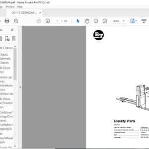 BT OS 1.0 Quality Parts Manual - PDF DOWNLOAD