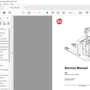 BT P24 Service Manual 179574-040 - PDF DOWNLOAD