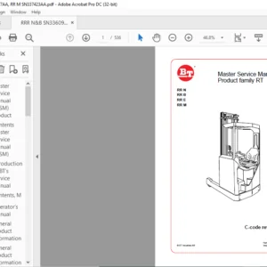 BT RR N RR B RR E RR M Product family RT Master Service Manual - PDF DOWNLOAD