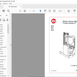 BT RR N RR B RR E RR M Product family RT Master Service Manual 171522-040