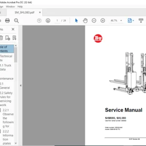 BT SHM080 SHL080 Service Manual 230326-040 - PDF DOWNLOAD