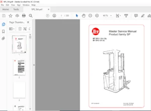 BT SPS 1.35 1.35L BT SPS 1.6 1.6L Product Family SP Master Service Manual - PDF DOWNLOAD