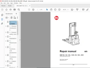 BT SWE100 120 120L 120S 140 140L 200D Repair Manual - PDF DOWNLOAD