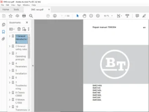 BT SWE140S SWE145 SWE145L SWE160 SWE160L SWE200 SWE200L Repair Manual 7590354 - PDF DOWNLOAD