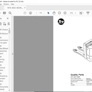 BT W18 W20 W20N Quality Parts Manual - PDF DOWNLOAD