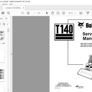 Bobcat T140 Service Manual 6903153 (2-06) - PDF DOWNLOAD