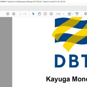 CAT Beamed Stageloader DBT  Monorail  Operation & Maintenance Manual - PDF DOWNLOAD