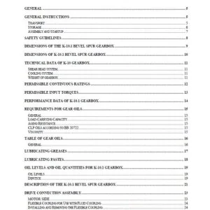 CAT Beamed Stageloader K10 Bevel Spur Gearbox Technical Manual - PDF DOWNLOAD