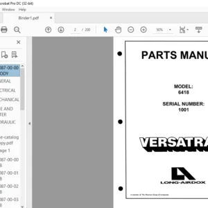 CAT Continuous Haulage 6418 Parts Manual - PDF DOWNLOAD