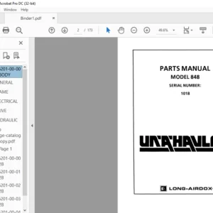 CAT  Continuous Haulage  848 Parts Catalog Manual - PDF DOWNLOAD