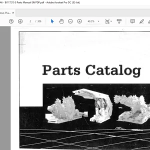 CAT Continuous Haulage CM230 25M2  Parts Manual  - PDF DOWNLOAD