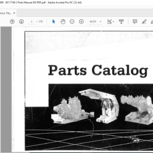 CAT Continuous Haulage DBT 25M2 Parts Manual - PDF DOWNLOAD