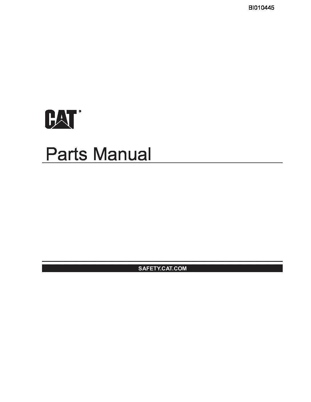 CAT Continuous Haulage ELECTRICAL AND HYDRAULIC SECTIONS PARTS MANUAL - PDF DOWNLOAD
