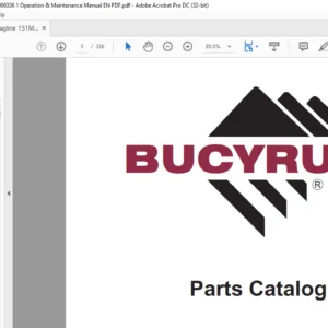 CAT Dragline 151M Parts Catalog Manual - PDF DOWNLOAD