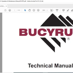 CAT Dragline 8750 Walking Dragline Maintenance & Operation Manual - PDF DOWNLOAD