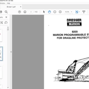 CAT Dragline Marion 8200 Operation And Maintenance Manual - PDF DOWNLOAD