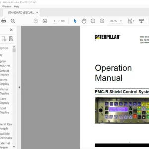 CAT Roof Support PMC-R Shield Control System Operation Manual - PDF DOWNLOAD