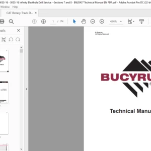 CAT Rotary Track Drills Section 7 Hydraulic Systems Technical Manual - PDF DOWNLOAD
