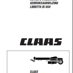 CLAAS CORTO 3100 S CORTO 3100 N OPERATOR´S MANUAL - PDF DOWNLOAD