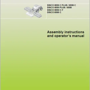 CLAAS DISCO 8550 C PLUS 8550 C DISCO 8550 PLUS 8550 DISCO 8550 C-T DISCO 8500 C Operator's Manual - PDF DOWNLOAD