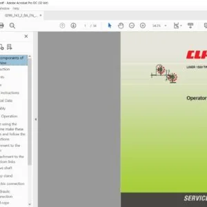 CLAAS LINER 1550 TWIN PROFIL Operator's Manual - PDF DOWNLOAD