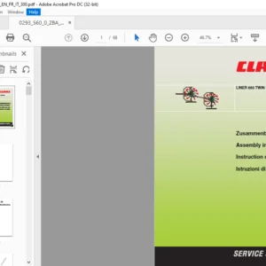 CLAAS LINER 650 TWIN Assembly instructions Manual - PDF DOWNLOAD