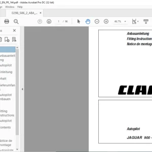 CLASS JAGUAR 900 - 830 Autopilot Fitting Instructions Manual DE_EN_FR - PDF DOWNLOAD
