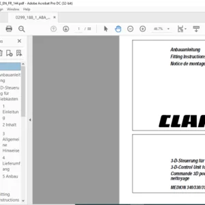 CLASS MEDION 340 330 310 3-D-Control Unit for Sieve Pan Fitting Instructions Manual DE_EN_FR - PDF DOWNLOAD