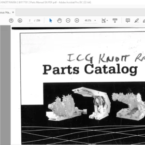 Cat CAT Continuous Haulage 25M1 ICG KNOTT RAVEN Parts Catalog Manual - PDF DOWNLOAD