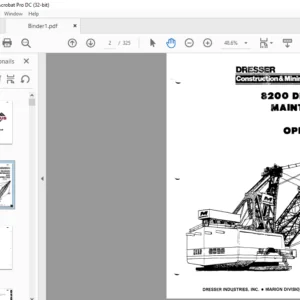 Cat Dragline 8200 Dragline Operation And  Maintenance Manual - PDF DOWNLOAD
