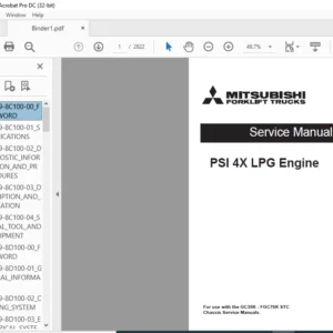 Caterpillar GC45K SWB Lift Trucks Service Manuals - PDF DOWNLOAD