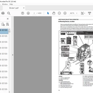 Caterpillar GPE20CN Lift Trucks Service Manual + Operation & Maintenance Manual - PDF DOWNLOAD