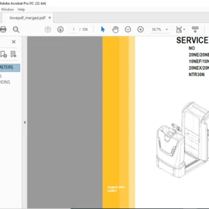 Caterpillar NO 20NE 20NEP 10NEF 10NEFP 20NEX 20NEXP NTR30N Service Manual - PDF DOWNLOAD