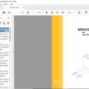 Caterpillar NPP20N2 Lift Trucks Service Manual + Operation & Maintenance Manual - PDF DOWNLOAD