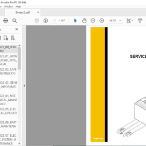 Caterpillar NPV20N2 Lift Trucks Service, Operation & Maintenance Manual - PDF DOWNLOAD