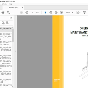 Caterpillar NR16N2S Lift Trucks Service Manual + Operation & Maintenance Manual