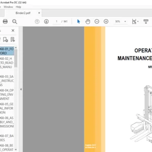 Caterpillar NRM20N2 NRM25N2 Operation & Maintenance Manual + Service Manual - PDF DOWNLOAD