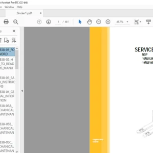 Caterpillar NSP16N2I Lift Trucks Operation & Maintenance Manual + Service Manual - PDF DOWNLOAD