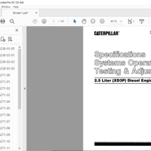 Caterpillar V50D Disassembly & Assembly Manual - PDF DOWNLOAD