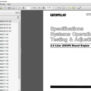 Caterpillar V50E Disassembly & Assembly Manual - PDF DOWNLOAD
