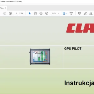 Claas GPS PILOT Instrukcja obsługi - PDF DOWNLOAD (Polish)
