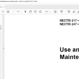 Claas NECTIS 217 227 237 NECTIS 247 257 267 Tractor Use & Maintenance Manual